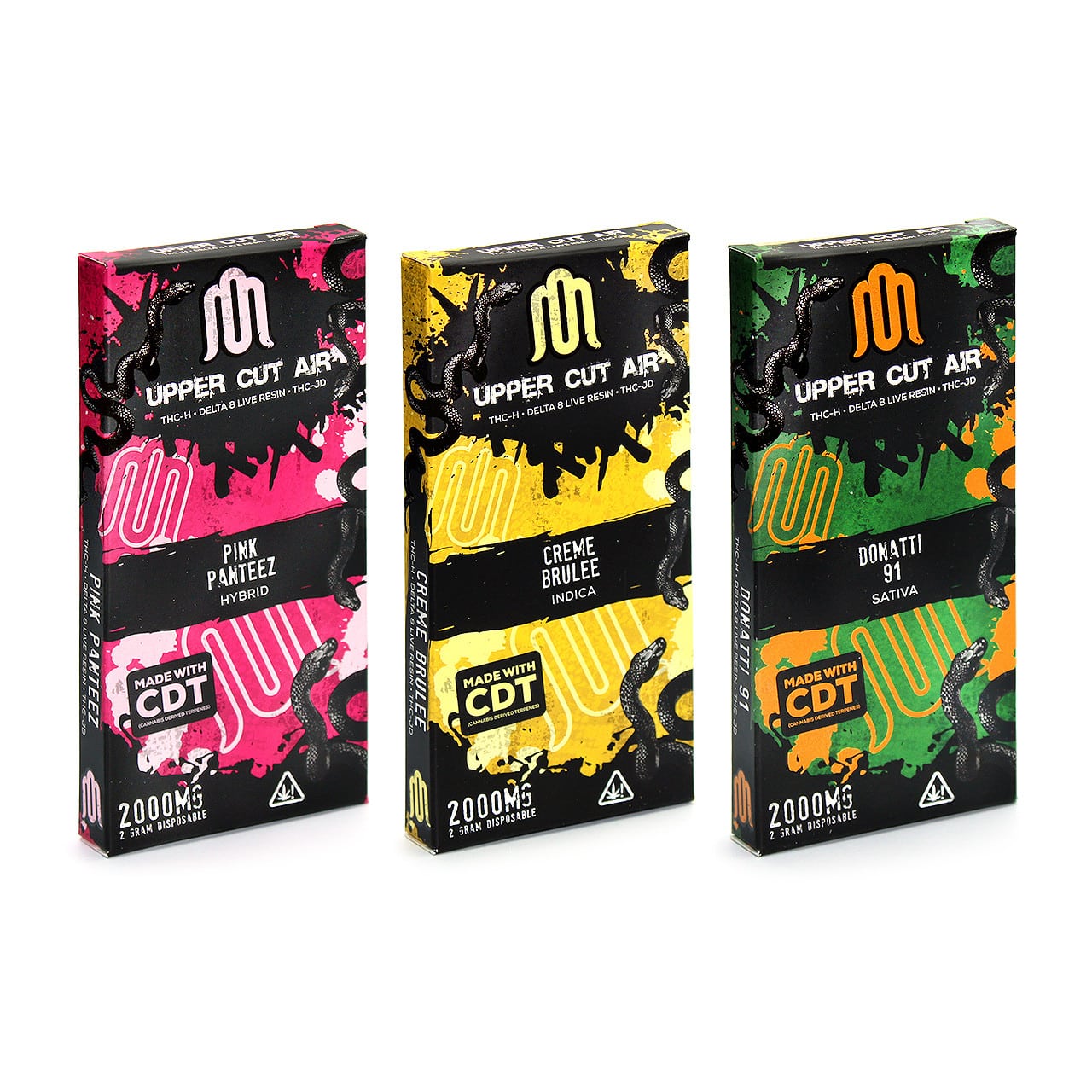 Medusa Uppercut Knockout Air 2g Disposable Juicy Vapes Atl